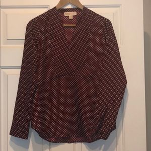 Michael Kors Polka dot blouse